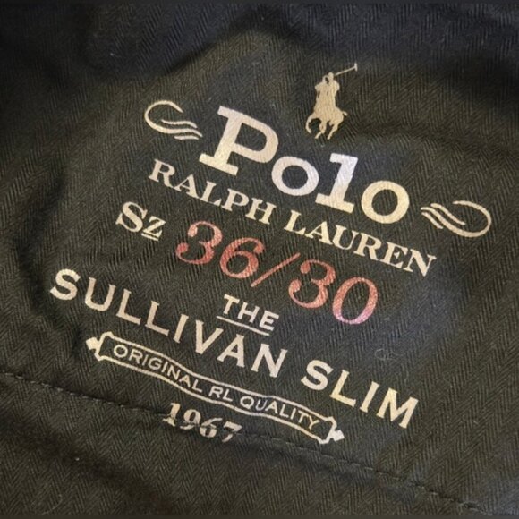 Polo Ralph Lauren Sullivan Slim Fit Chino Black Pants. - Picture 12 of 13
